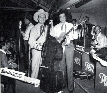 Tex Williams and Jimmie Widener at Tex's home base, L.A.'s Riverside Rancho.