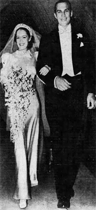 Tom Tyler and actress Jeanne Martel were married in September, 1937. They later divorced. Producer/director Oliver Drake was an usher at their wedding. 
