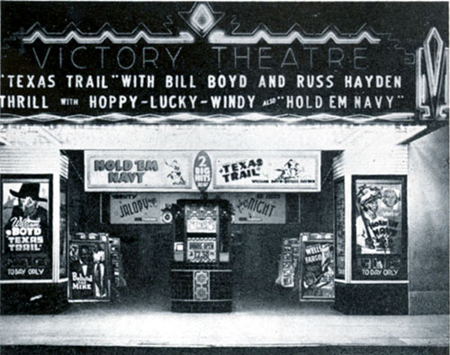 Ahhhhhhh...the good ol’ days at the Victory Theatre in San Jose, CA, in 1937.