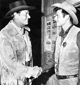 Joel McCrea and his son Jody appeared together on NBC's 30 minute "Wichita Town" from September 30, 1959 to April 6, 1960.