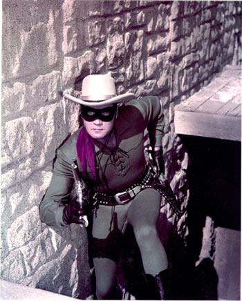 One of the most stunning publicity pics ever taken of Clayton Moore as The Lone Ranger. Taken at Corriganville. (Thanx to Neil Summers.)
