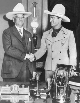 Tom Mix and Pittsburgh Mayor Charles H. Klein (1926--1933).