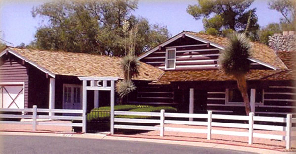 Lorne Greene's Ponderosa Mesa, AZ,  home as looks today.