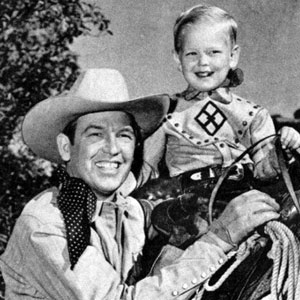 Rex Allen Sr. and Jr. circa 1949. (Thanx to Jerry Whittington.)