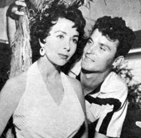 Keith Larsen (“Northwest Passage”) and actress Susan Cummings were married on December 28, 1953. They divorced circa 1958. He married Vera Miles in 1960.