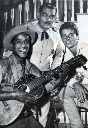 Sammy Davis Jr. was a huge Western fan. Sammy guested on “Lawman” with John Russell and Peter Brown in the “Blue Boss and Willie Shay” episode in ‘61.