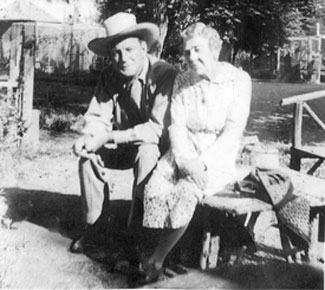 Buck Jones in 1938 with a lady named Molly. (Anyone know who she is?)