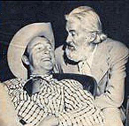 Roy Rogers and Gabby Hayes in New York circa 1950. (Courtesy Billy Holcomb.)