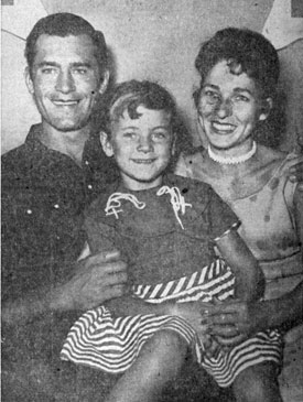 The Walkers in 1957...Clint, Valerie Jean, Lucille.