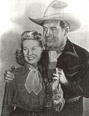 Martha Mears and Dick Foran were featured on “Dr. Pepper’s 10-2-4 Ranch” radio show in 1942, broadcast over 122 stations.
