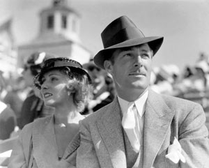 Randolph Scott and Vivian Gaye at the July 2, 1933, Los Angeles National Air Races. (Photo submitted by Bobby Copeland.)