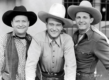 Max Terhune, John Wayne, Ray Corrigan.