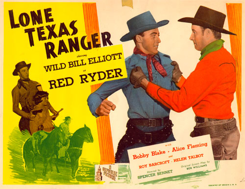 Title Card for "Lone Texas Ranger".