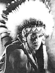 O;Brien as an Indian chief in "The Golden West".