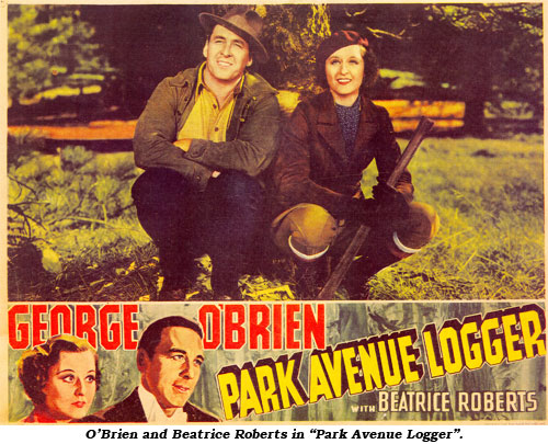 O'Brien and Beatrice Roberts in "Park Avenue Logger".