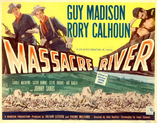 Title card to "Massacre River".