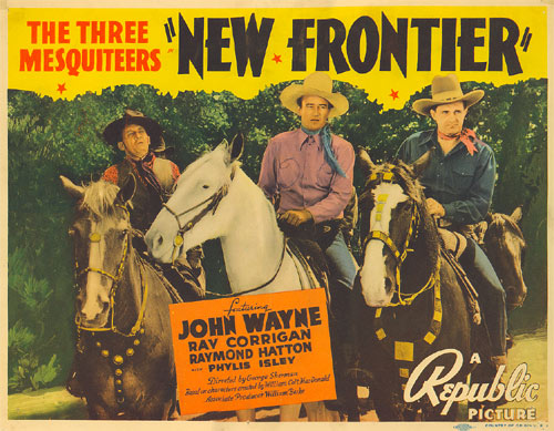 Title Card for "New Frontier" with The Three Mesquiteers ('39).
