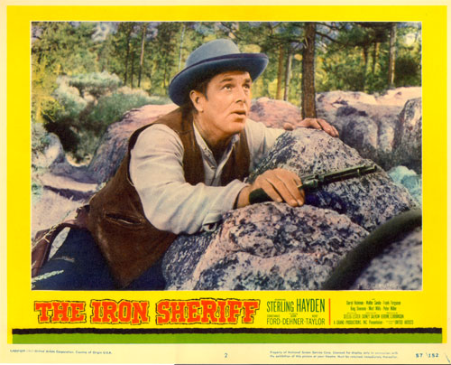 Lobby card from "The Iron Sherriff".