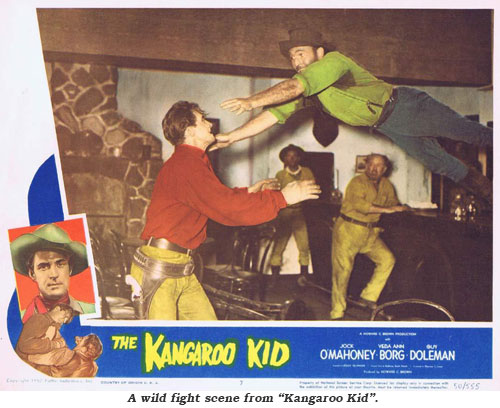 A wild fight scene from "Kangaroo Kid".